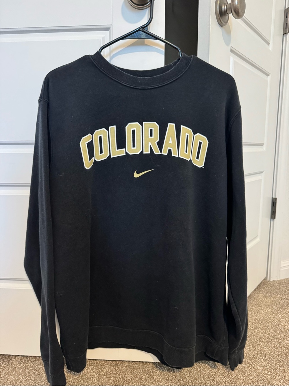 Black and Gold Nike Colorado Crewneck Sweatshirt